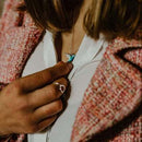 Blue Hummingbird Necklace