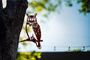 Great Horned Owl Garden art deco iron