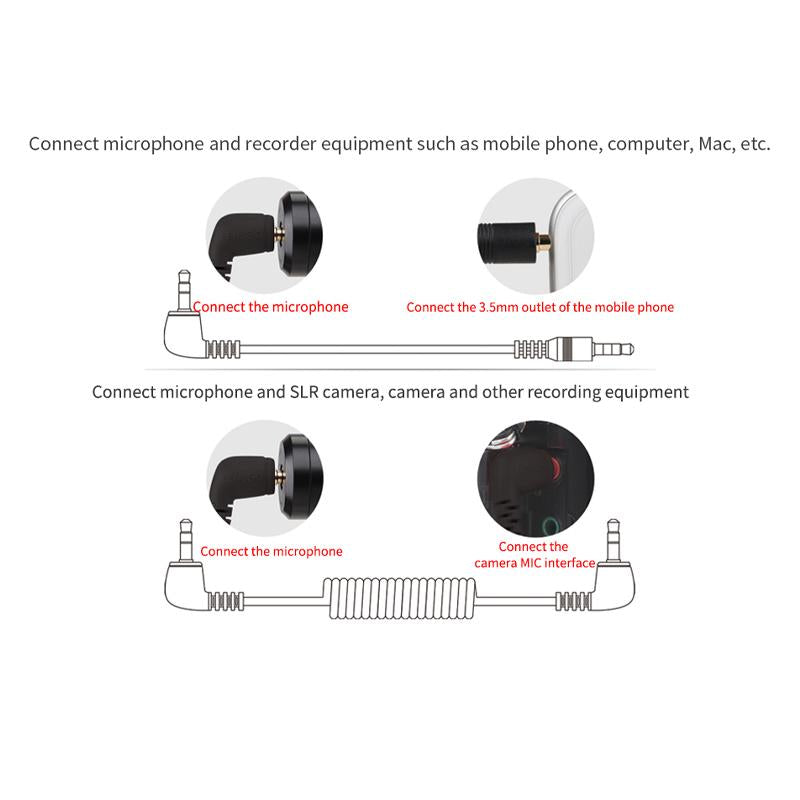 Video Mini Vlogging Live Streaming Kit with LED Light & Microphone