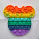 Pop Fidget Reliver Stress Toys Rainbow Push It Bubble Antistress Toys Adult Children Sensory Toy To Relieve Autism