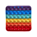 Pop Fidget Reliver Stress Toys Rainbow Push It Bubble Antistress Toys Adult Children Sensory Toy To Relieve Autism